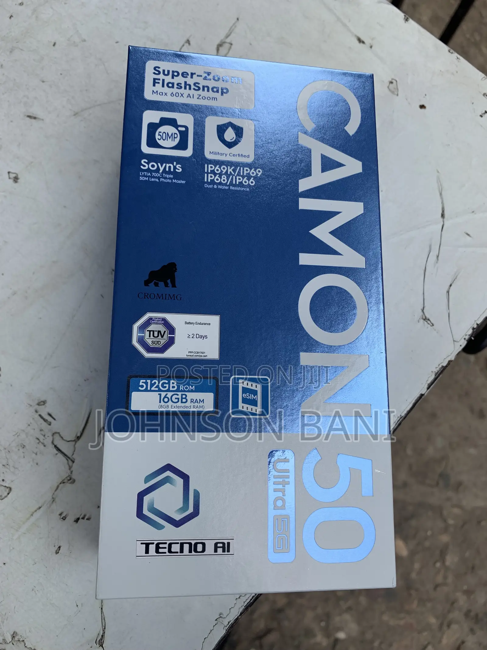New Tecno Camon 50 Ultra 512 GB Orange