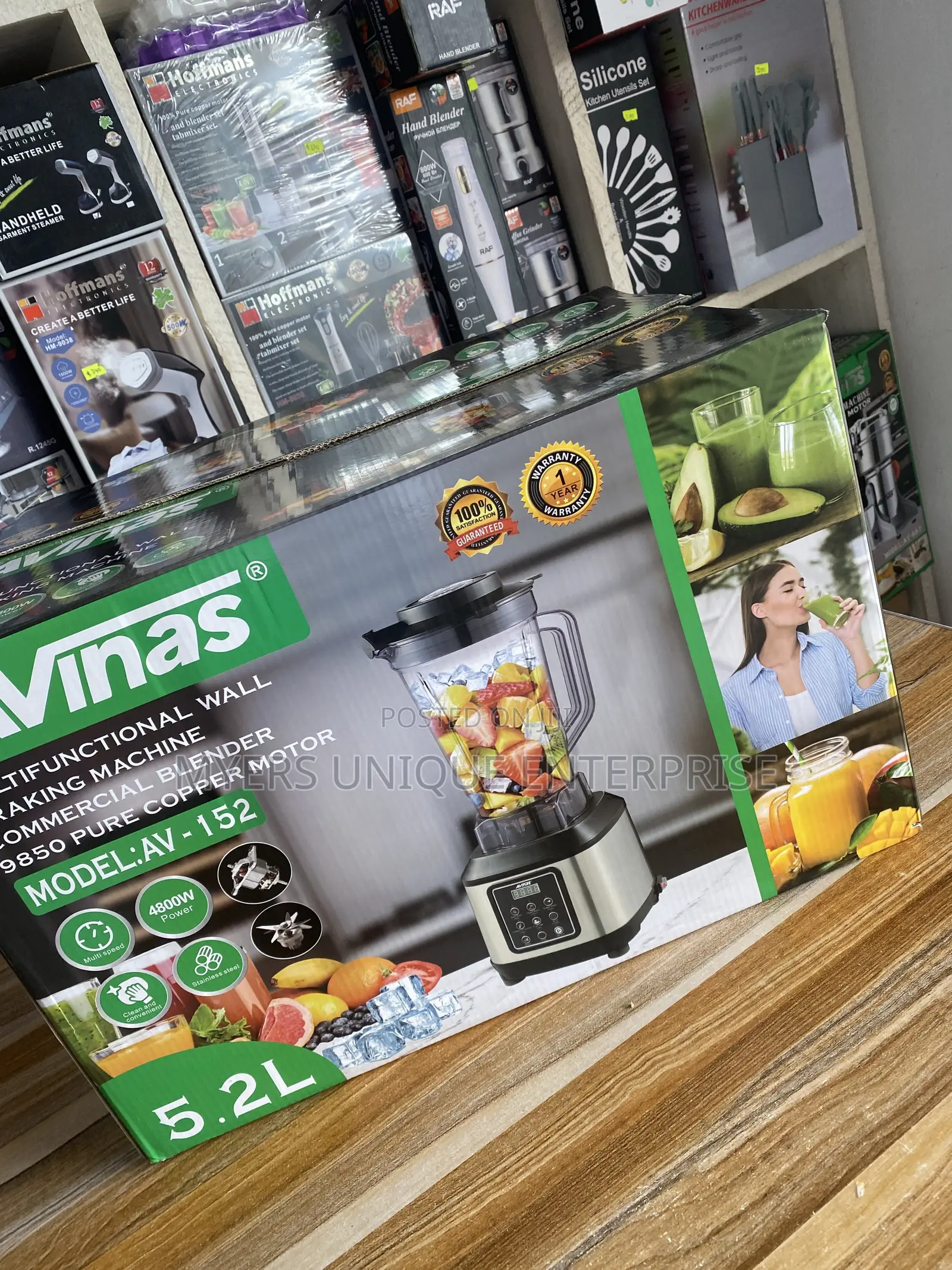 AVINAS Heavy Duty Blender With Digital Control