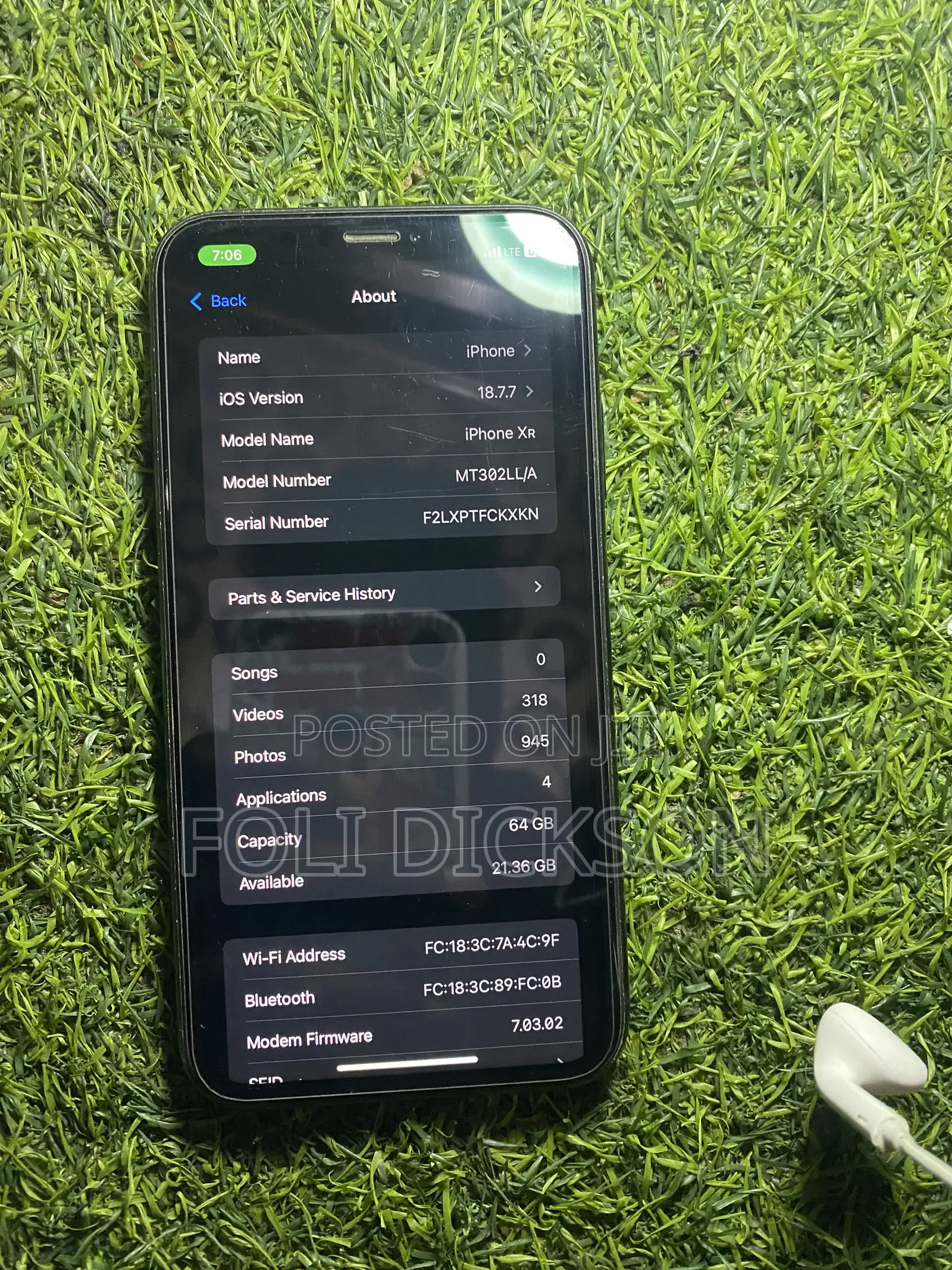 Apple iPhone XR 64 GB Black