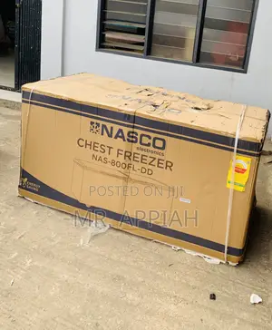 Energy Saving Nasco Nas-850fl -Dd 600L Chest Freezer(Gray) 