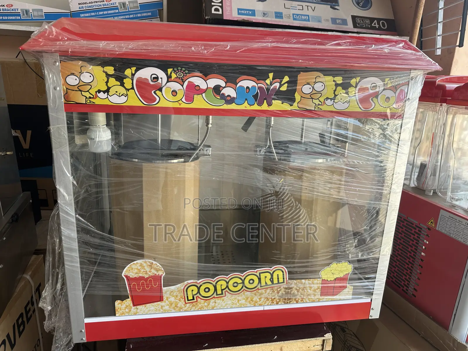 Foreign Double Popcorn Machine