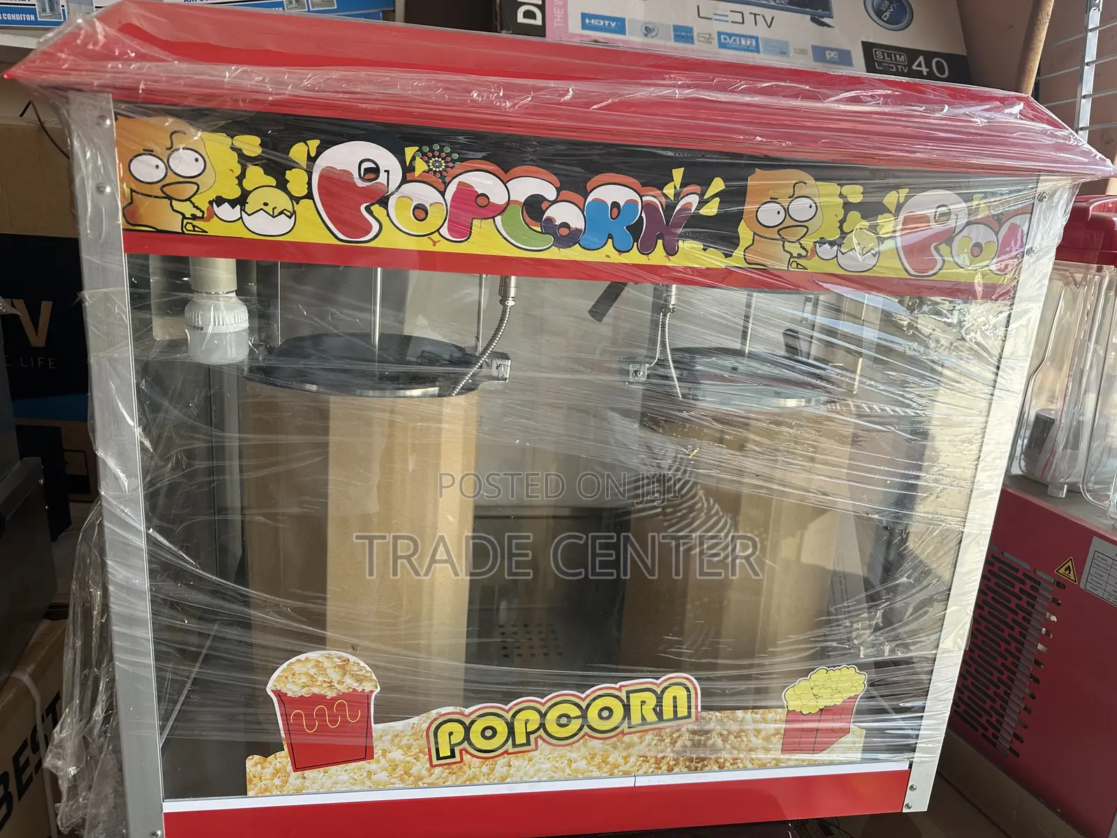 Foreign Double Popcorn Machine