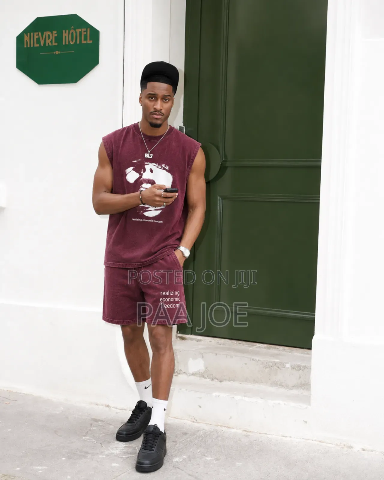 Sleeveless Top and Down