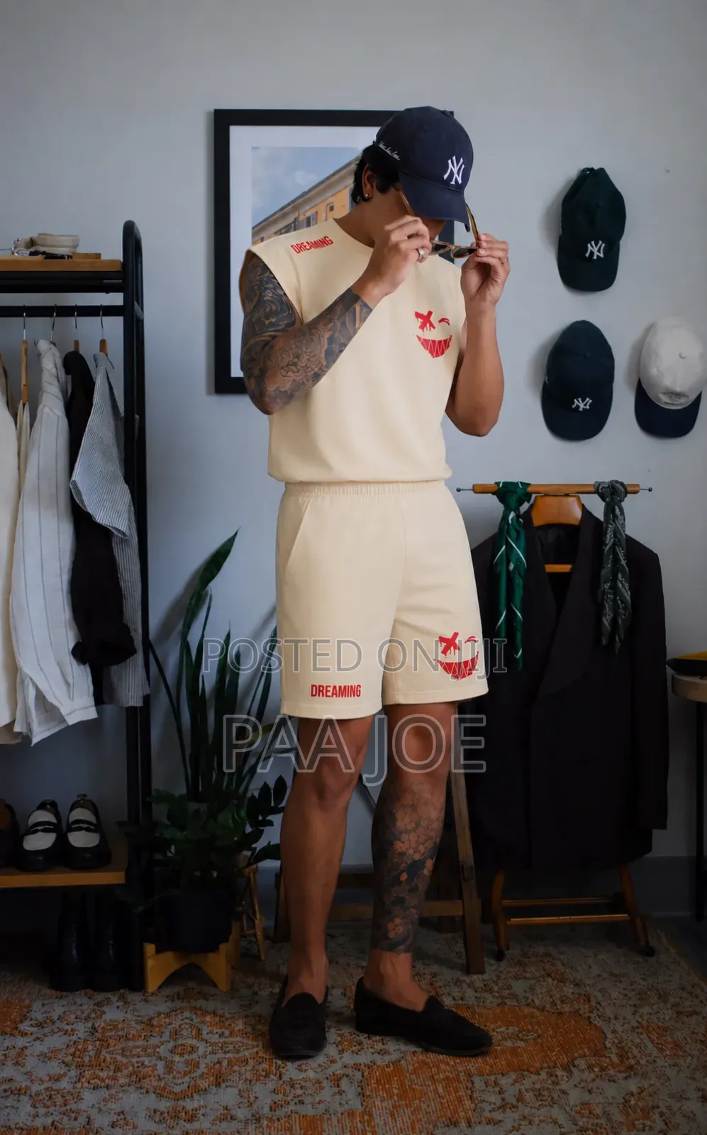 Sleeveless Top and Down