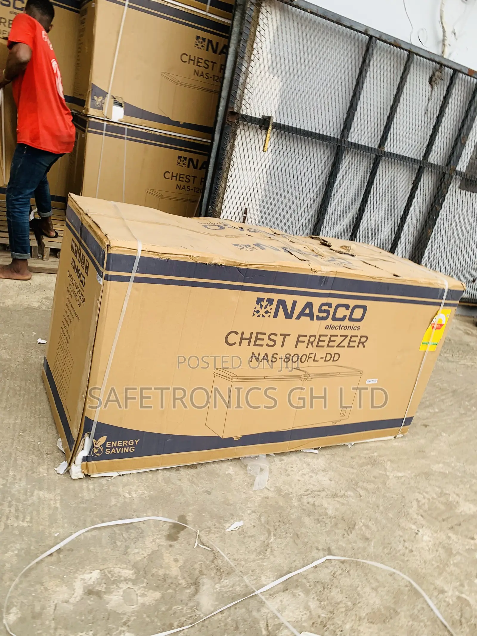 Super Best Nasco 545 LTRS Double Door Chest Freezer Gold NAS-800FL-DD