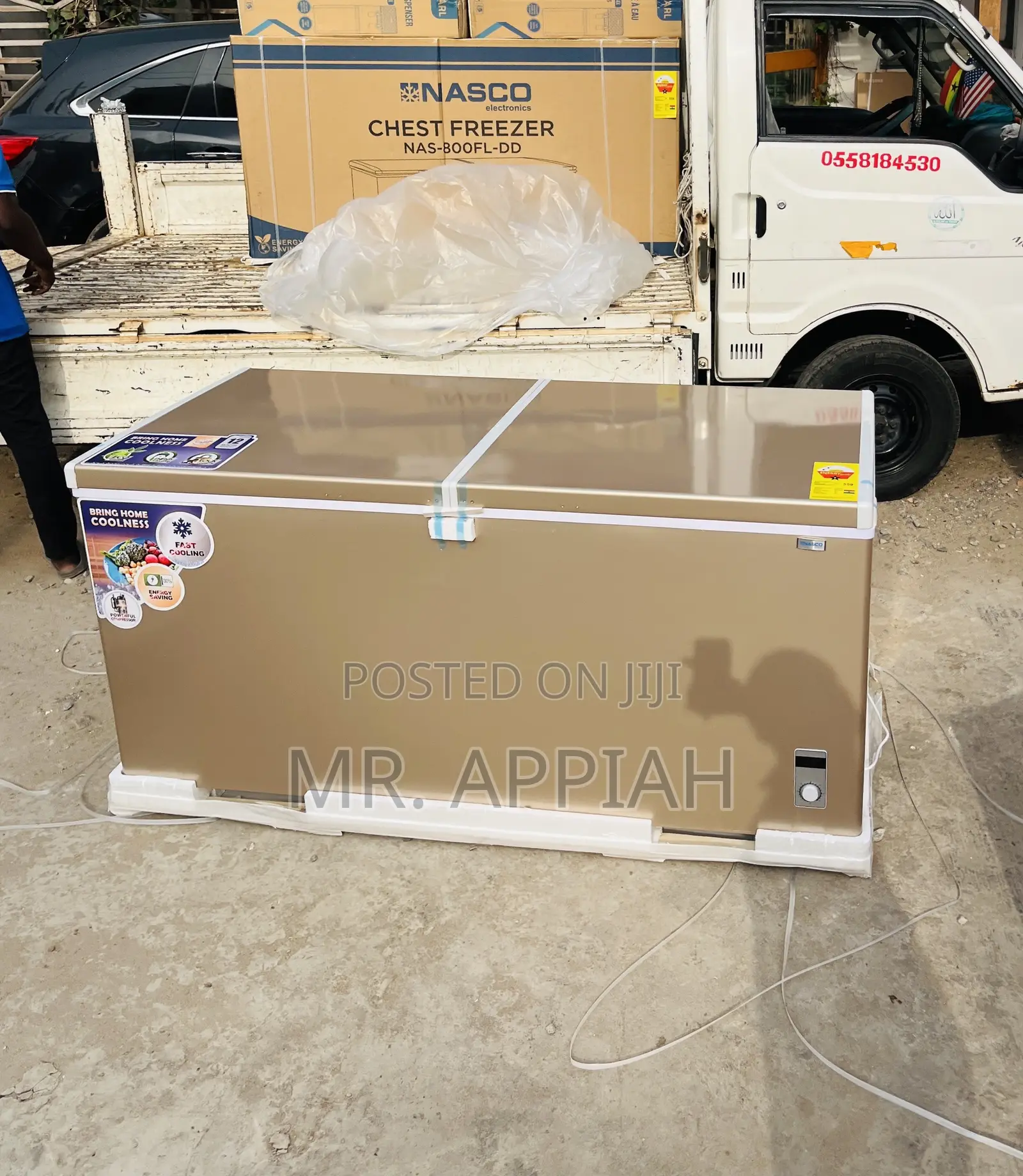 Shop Original Nasco 545Liters Double Door Chest Freezer(Nas-800fl-Dd)