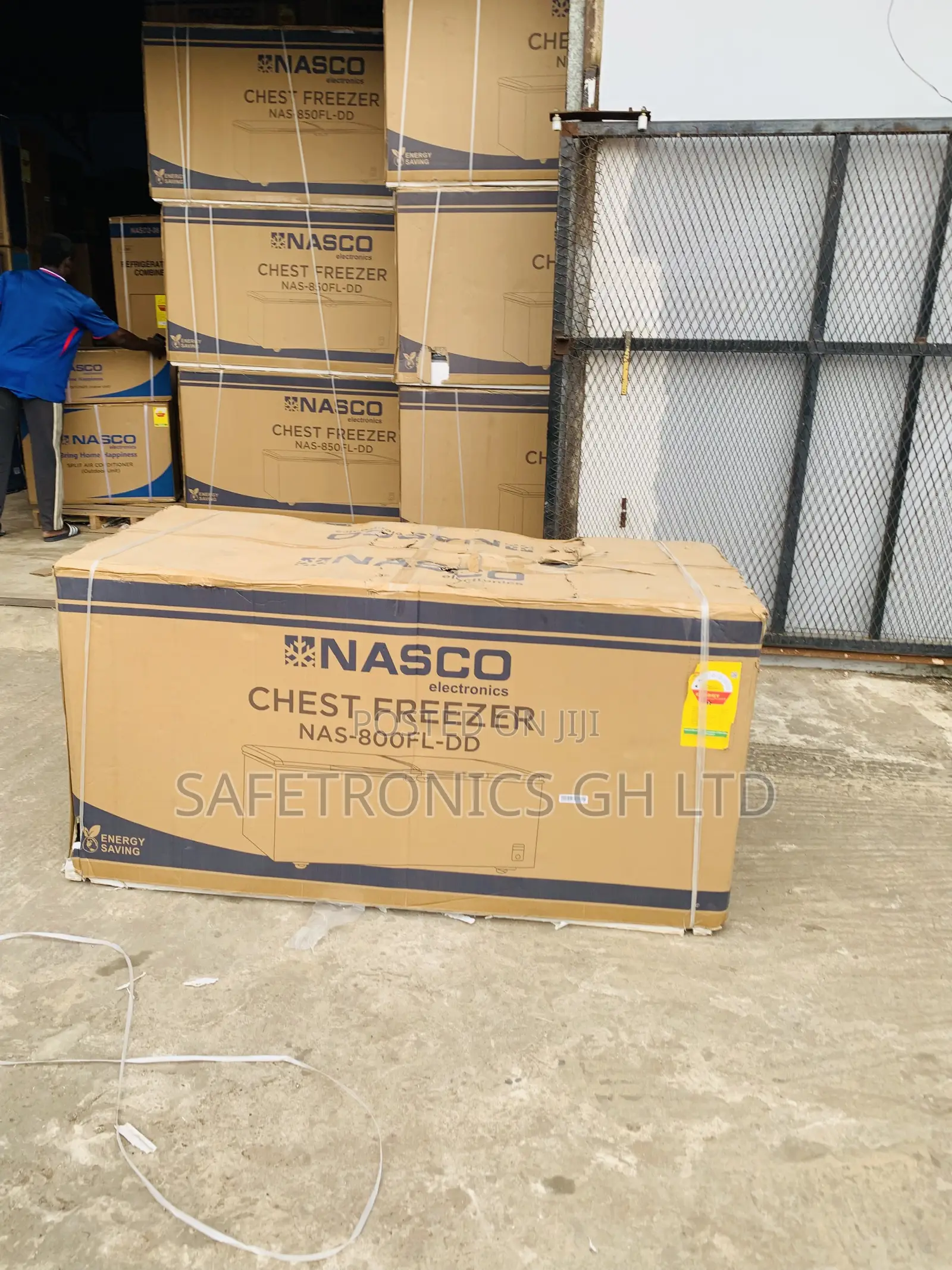 Fabulous Nasco 545 LTRS Double Door Chest Freezer – Gold NAS-800FL-DD