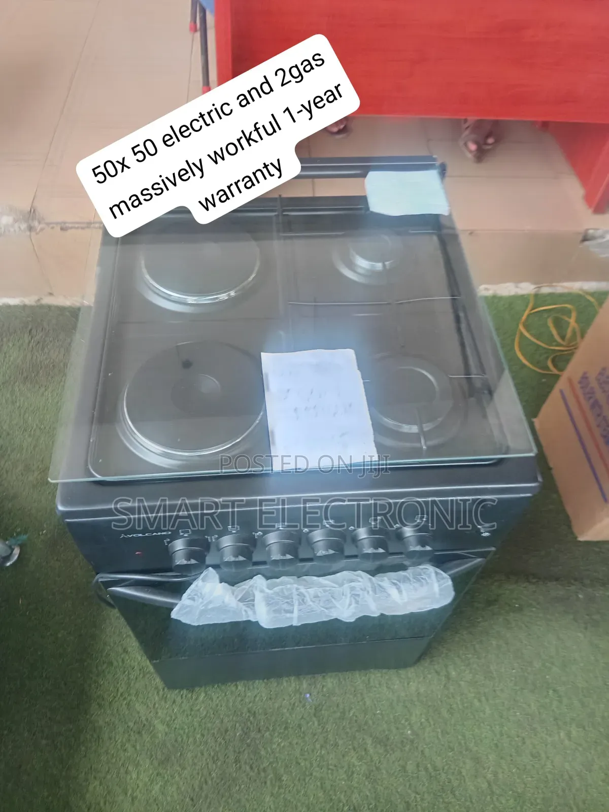 Volcano 6-Burner Gas Cooker Oven Powerful, Durable Stylish
Volcano