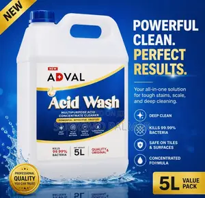 Adval Acid Wash 5L - Concentrated Tile, Concrete Rust Stain Cleaner