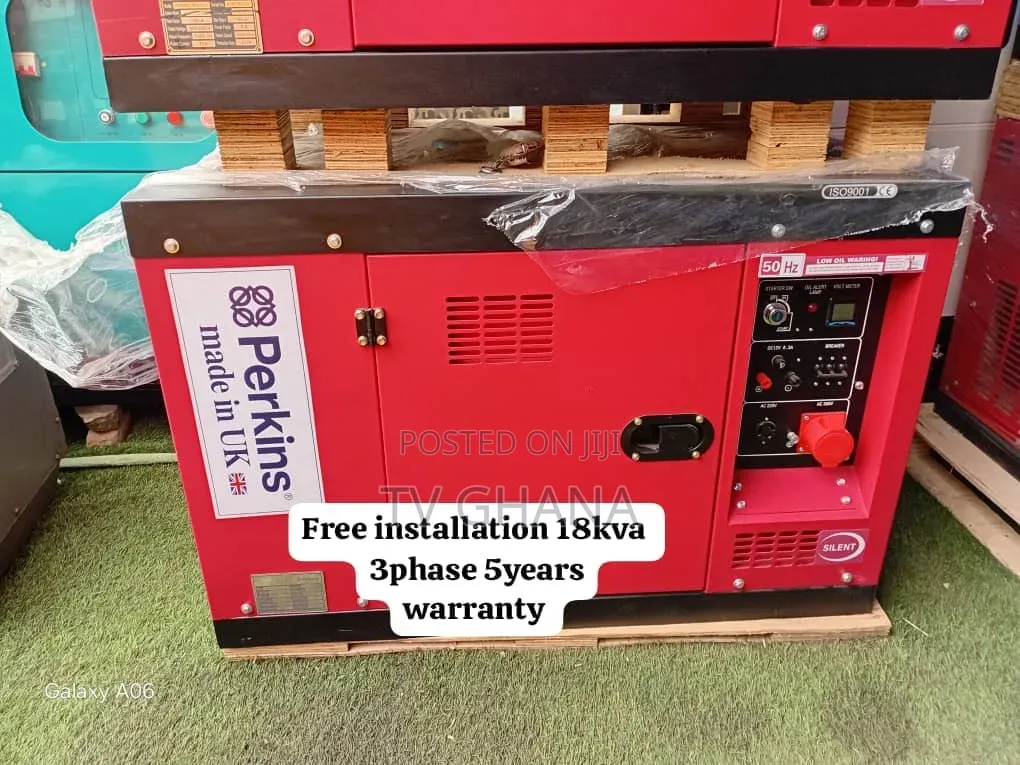 Perkins 18KVA 3 Phase Diesel Generator – Heavy Duty Reliable 3phase