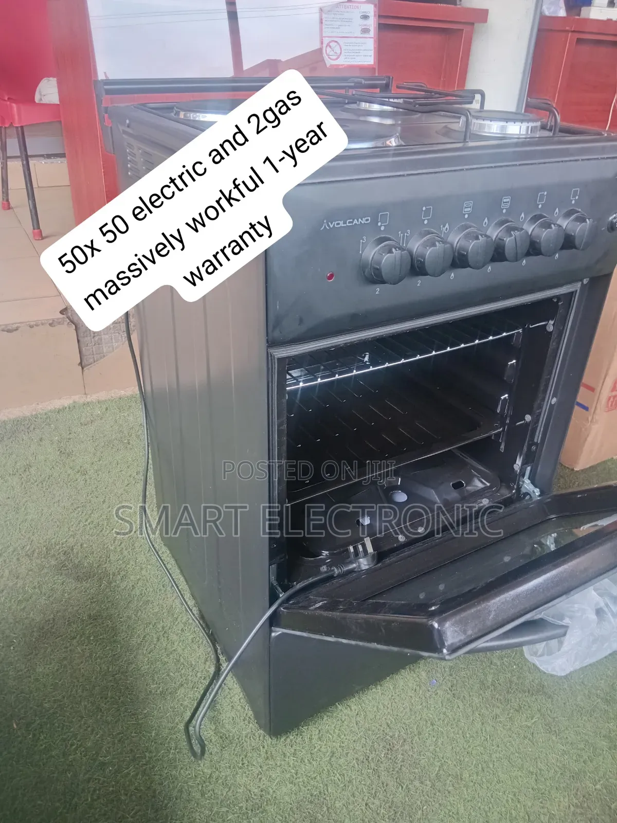 Premium Volcano 6-Burner Gas Stove With Large Oven Quality Reliable
