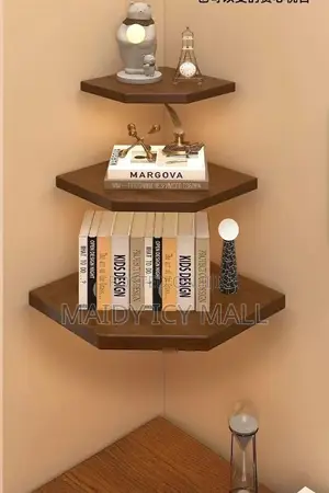 Floating Corner Wall Shelf