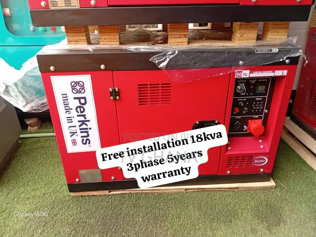 Perkins 18KVA 3-Phase Diesel Generator – Original Quality Heavy 18kva