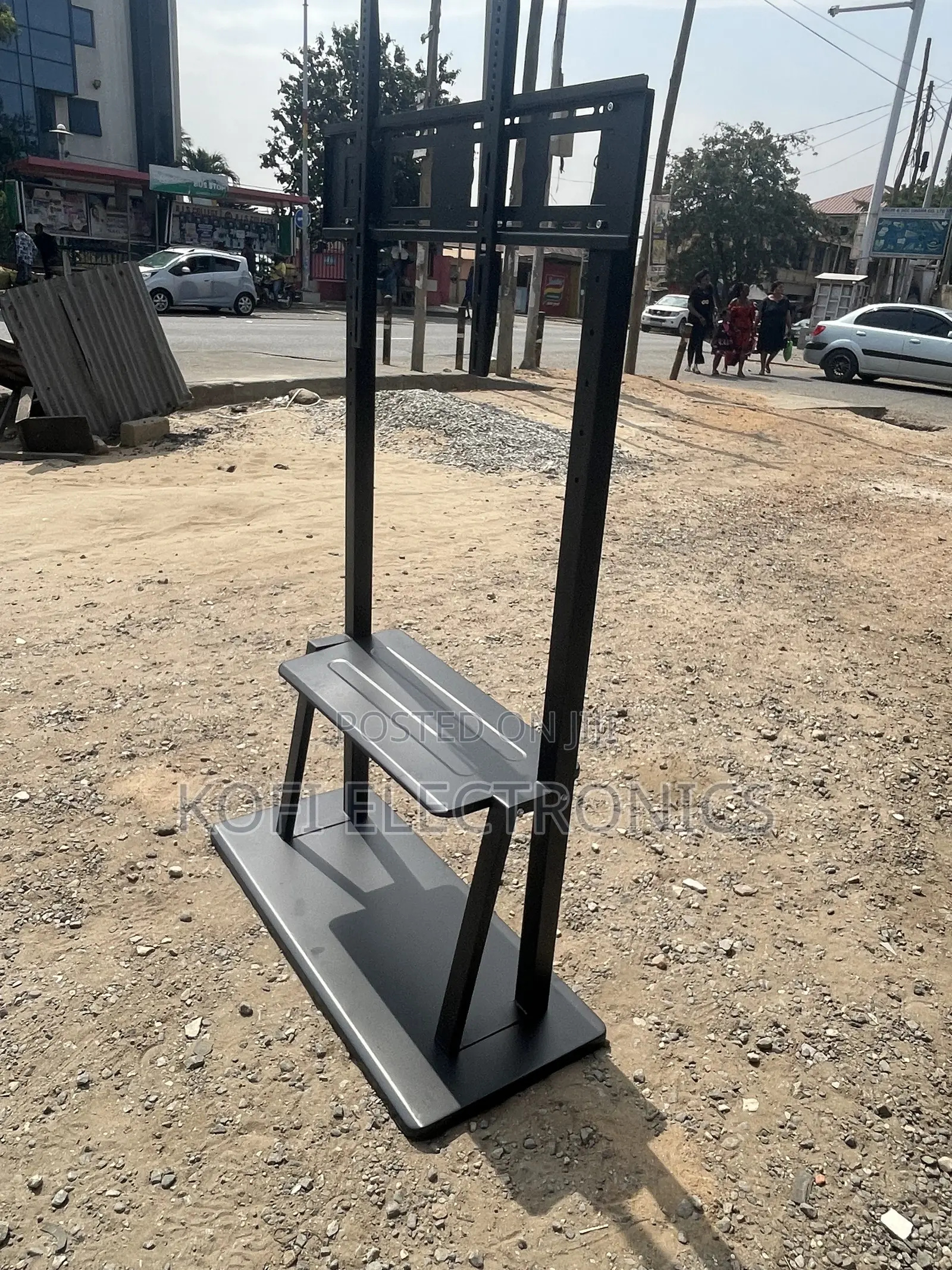 Trolley TV Stand Engineered to Support 32-100inches TV