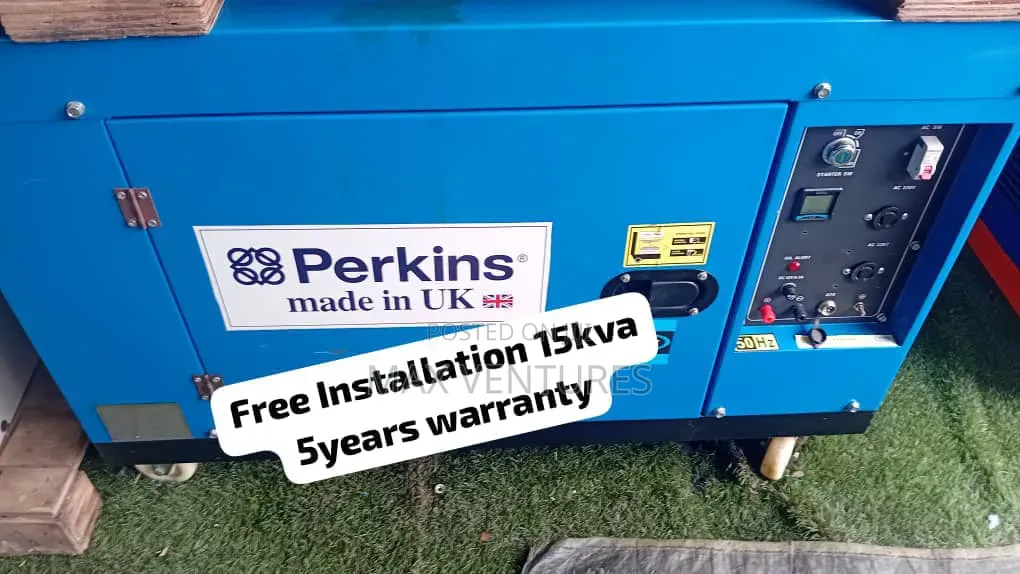 Brand New Perkins 15kVA Diesel Generator Powerful Backup System 15kva