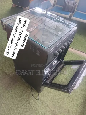 Volcano Gas Cooker With Oven – 6 Powerful Burners for Fast Cooking