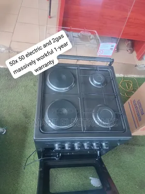 Volcano Gas Cooker With Oven – 6 Powerful Burners for Fast Cooking