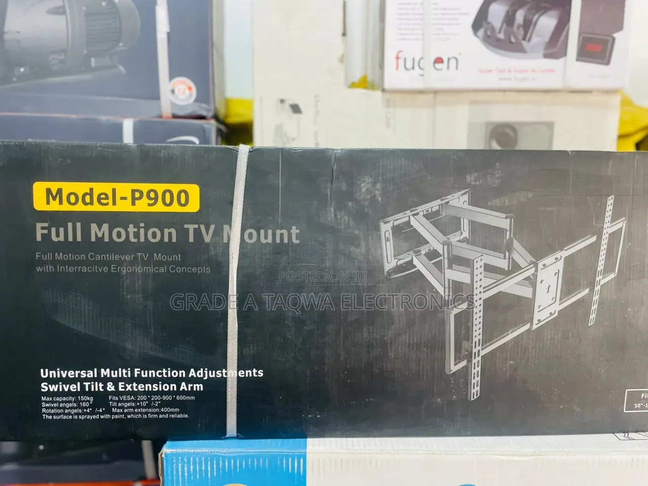 Offers Full Motion Adjustments to 50-120 Inches TV Mount