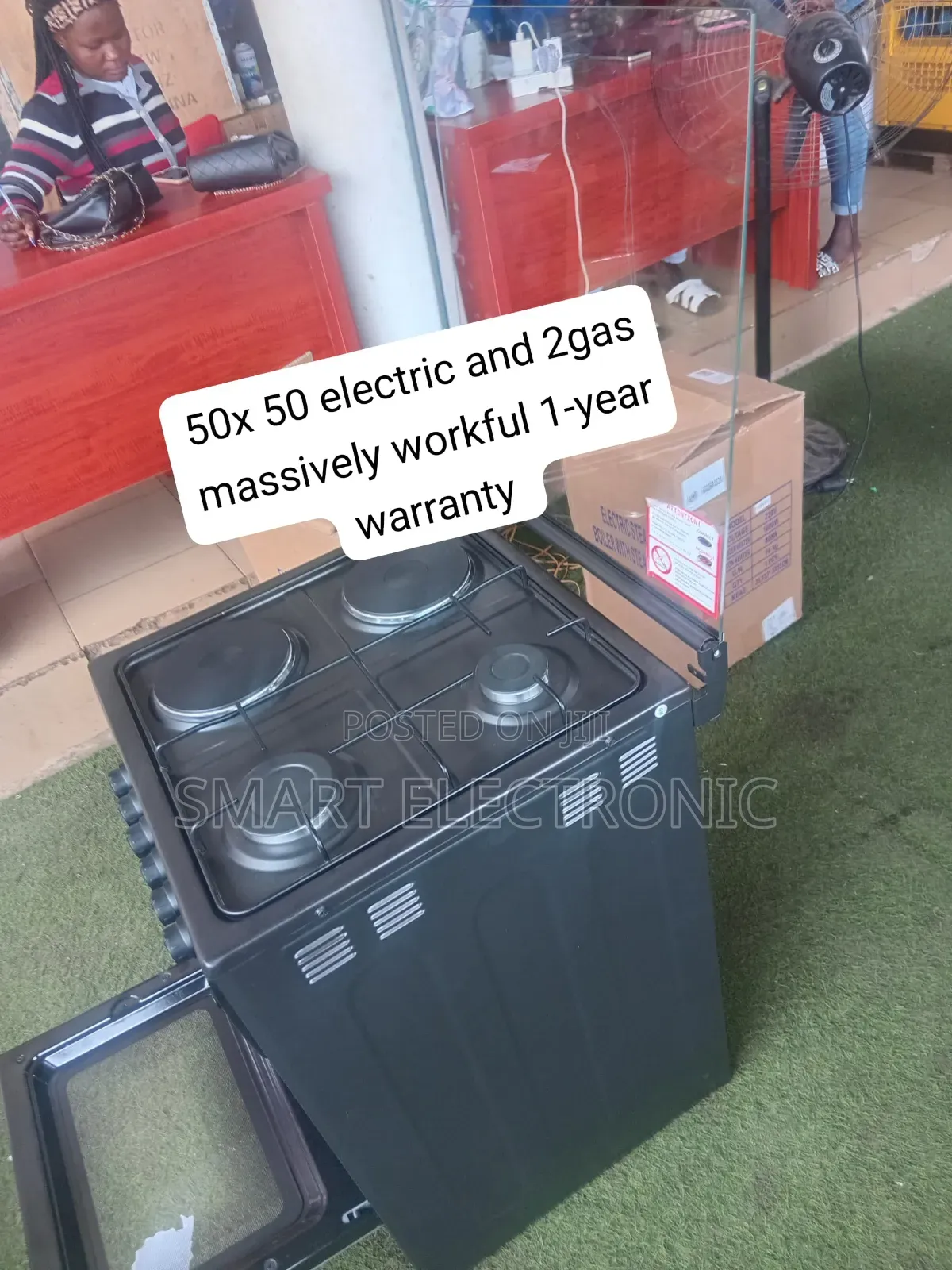 Volcano Gas Stove 6 Burners + Oven Premium Cooker for Home Restaurant