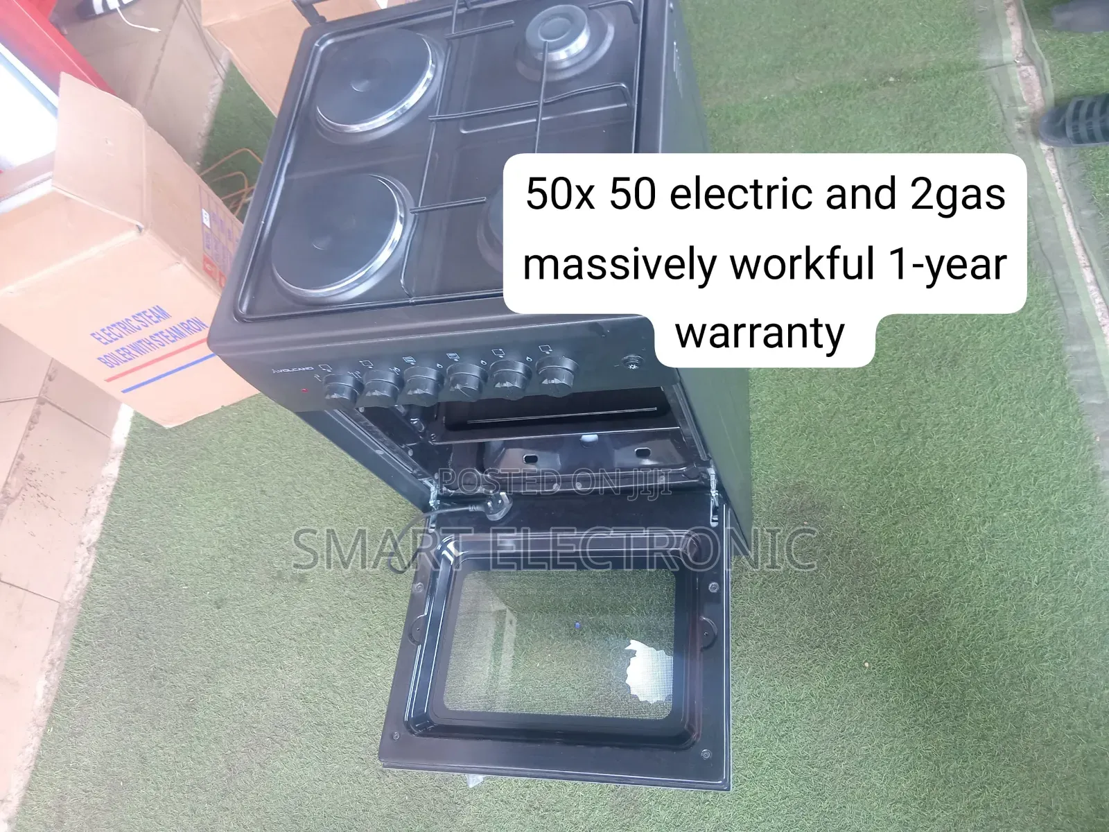 Volcano 6-Burner Gas Cooker With Large Oven Perfect for Every Kitchen