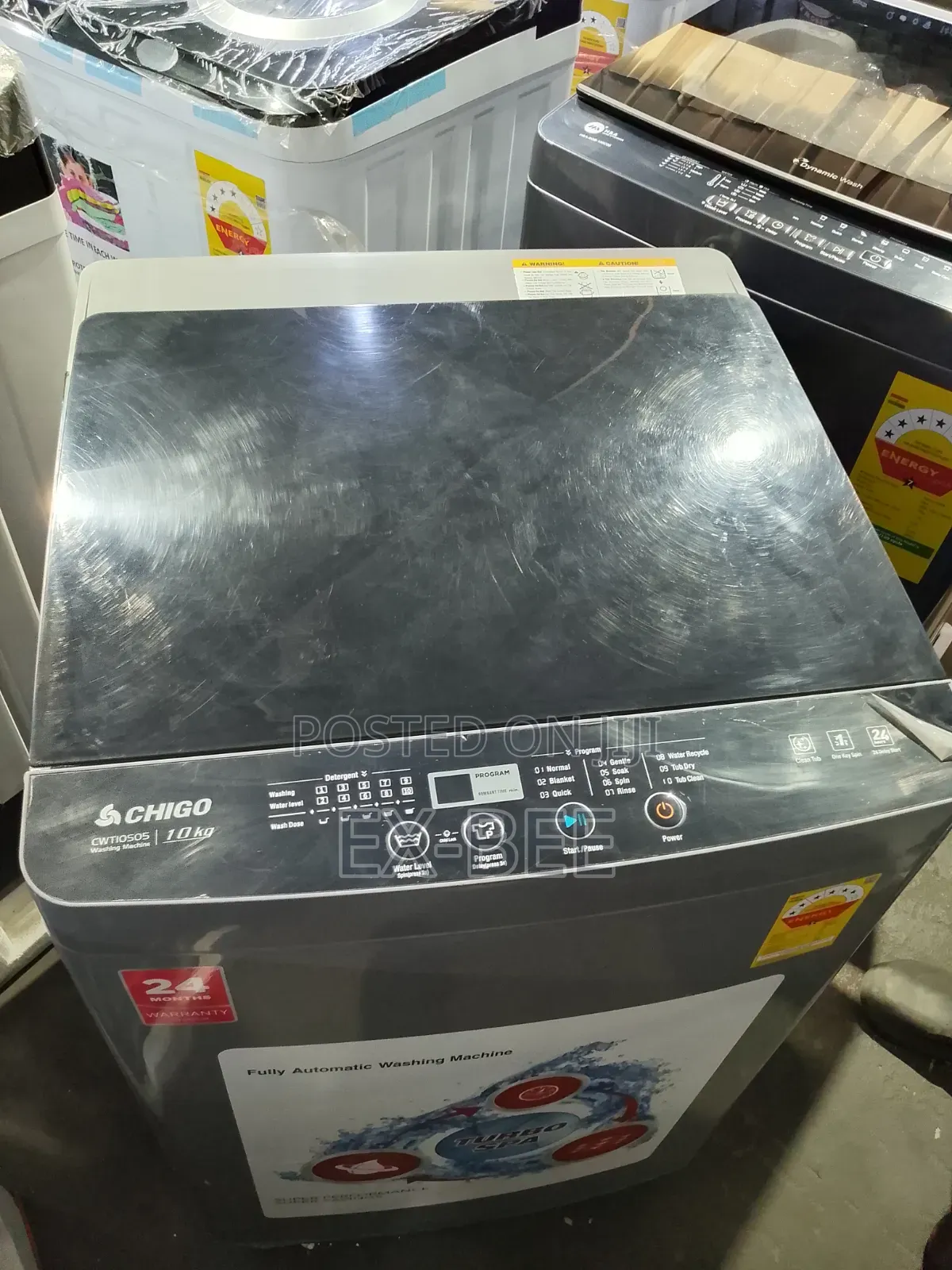 Chigo 10 Kg Top-Loader Washing Machine. Powerful Washing Machine.