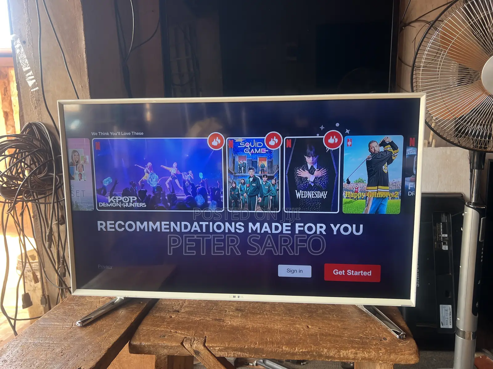 White Samsung Smart LED TV (40)
