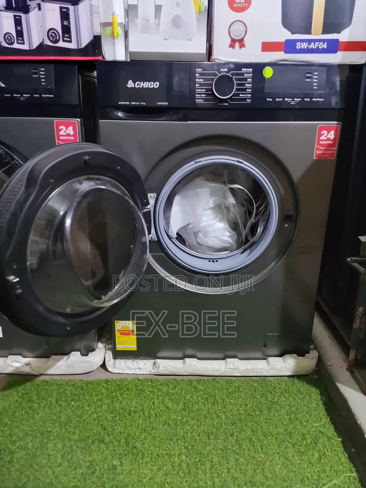 Chigo 9 Kg Front Loader Washing Machine. Strong and Energy-Efficient