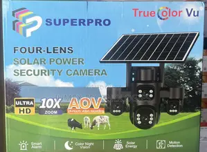Superpro Four-Lens Solar Security Camera