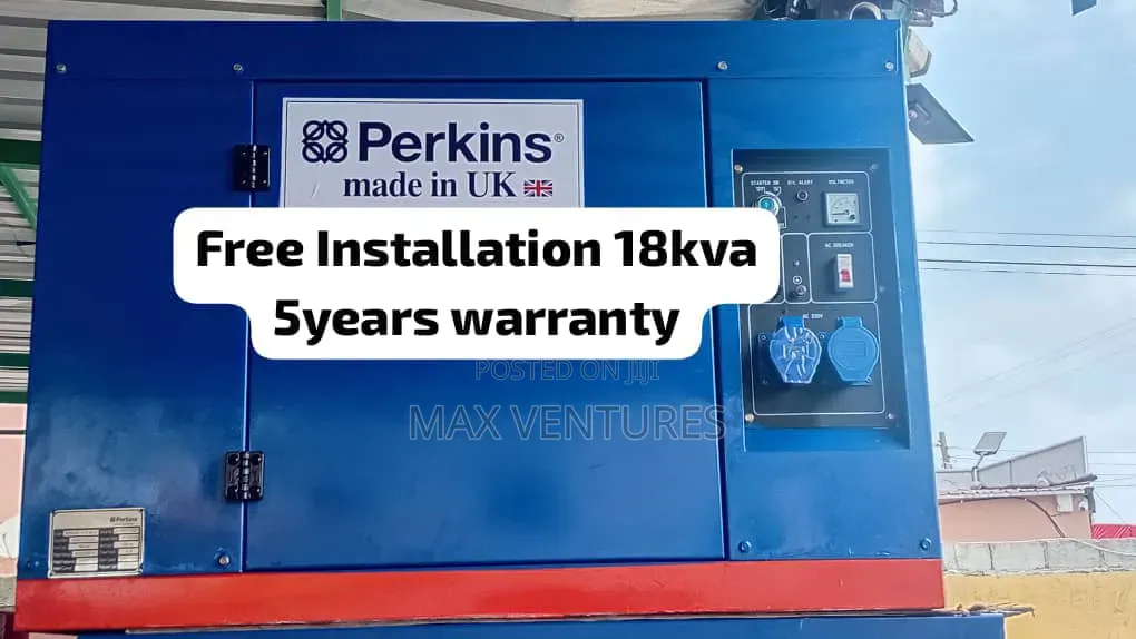 Perkins 18KVA Diesel Generator Heavy Duty Power for Business 18kva