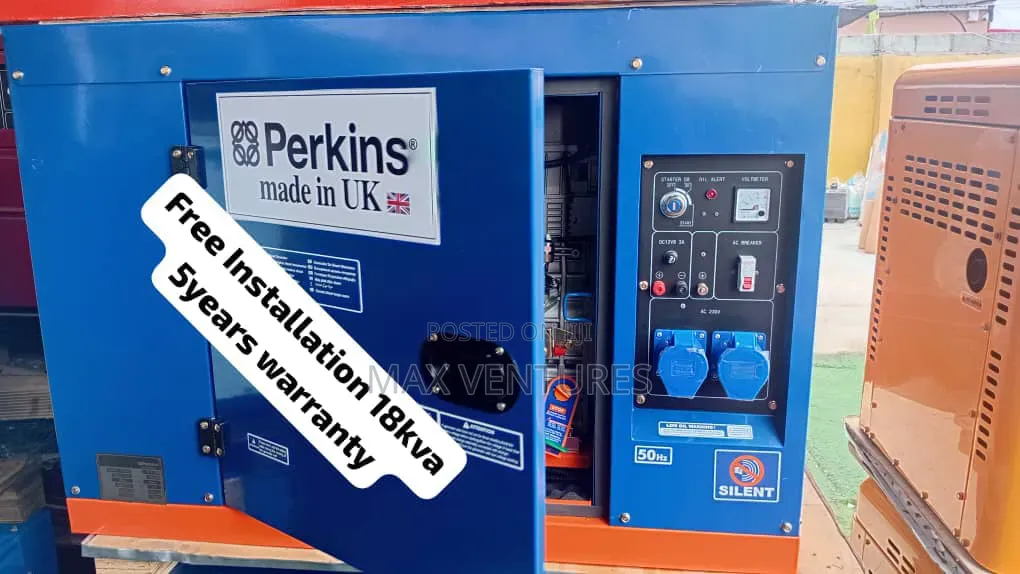 Upgrade Your Power With Perkins 18KVA Diesel Generator Today 18kva