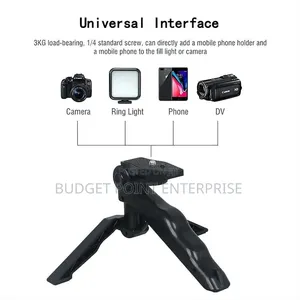 Phone Vlog Video Kit With Adjustable Tripod, Light, Mic for Video