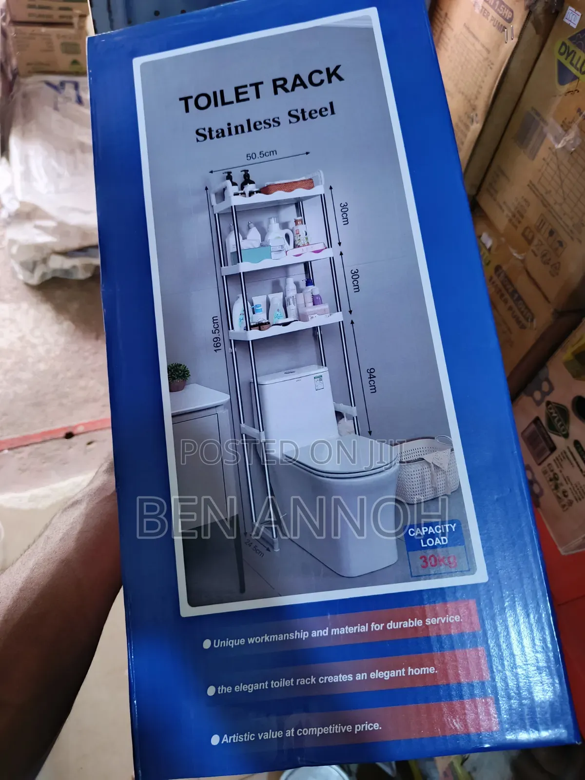 Easy to Assemble Toilet Rack