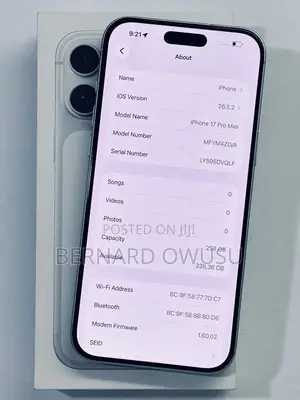 Apple iPhone 17 Pro 256 GB Silver