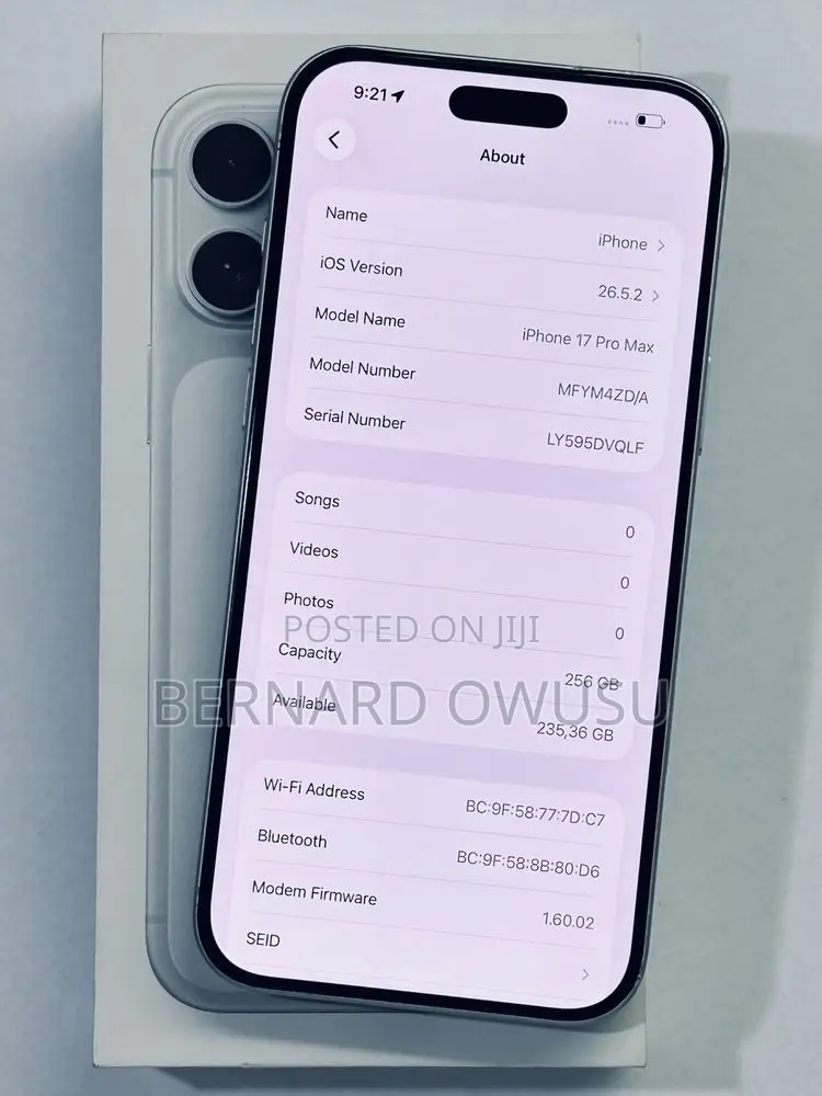 Apple iPhone 17 Pro 256 GB Silver