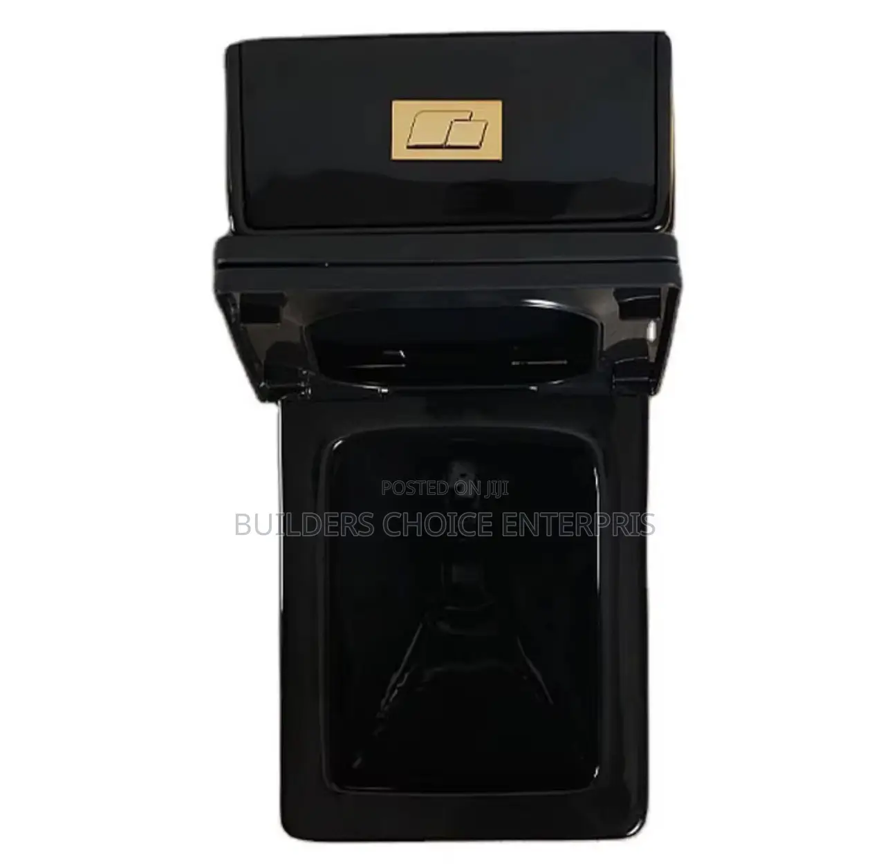 Matte Black Designed Water Closet