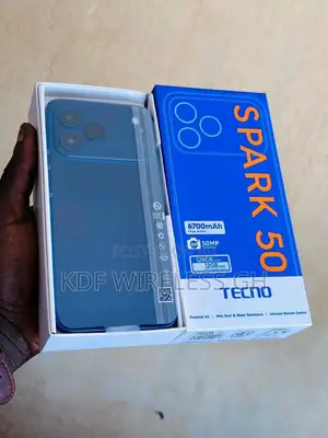 New Tecno Spark 50 128 GB Black