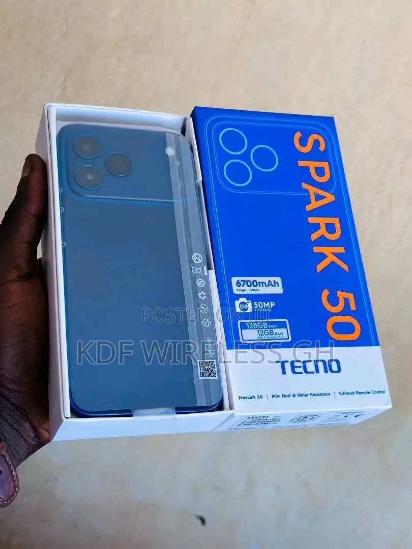 New Tecno Spark 50 128 GB Black