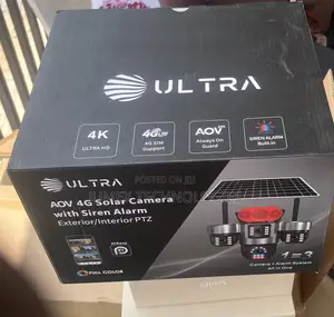 Ultra 4g Three Lens Aov Solar Camera With Siren