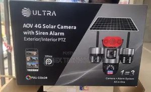 Ultra 4g Three Lens Aov Solar Camera With Siren