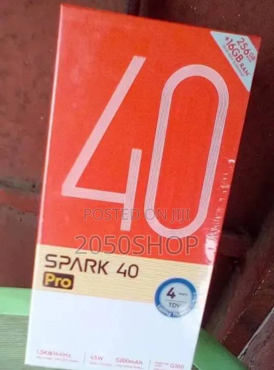 New Tecno Spark 40 Pro 256 GB Blue
