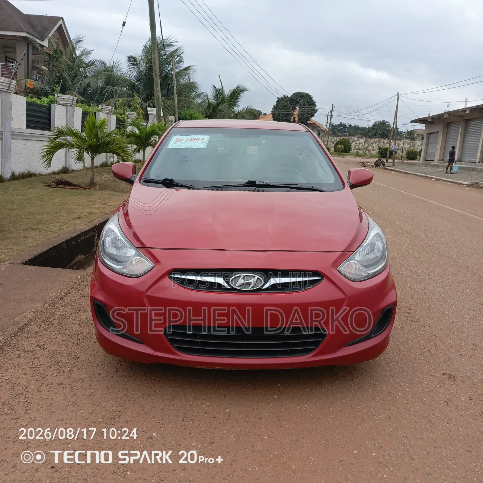 Hyundai Accent 2013 Red