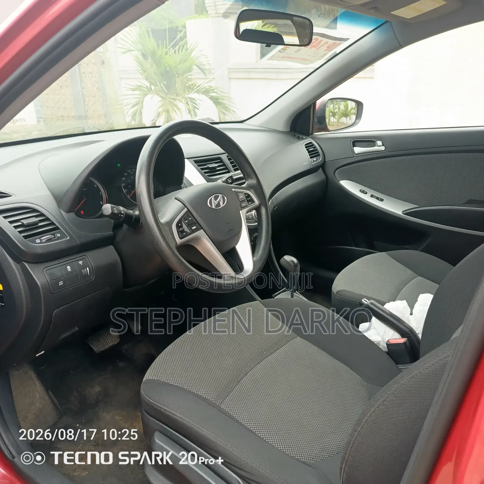 Hyundai Accent 2013 Red