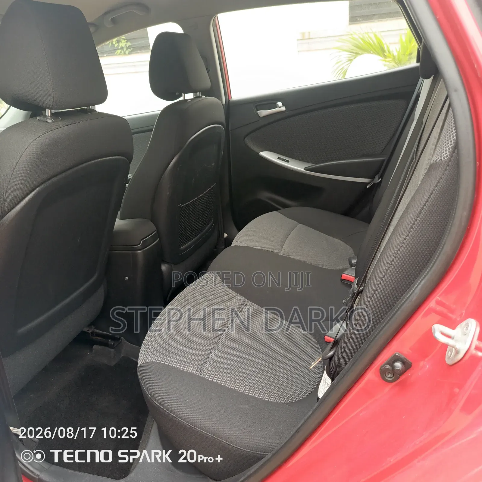 Hyundai Accent 2013 Red