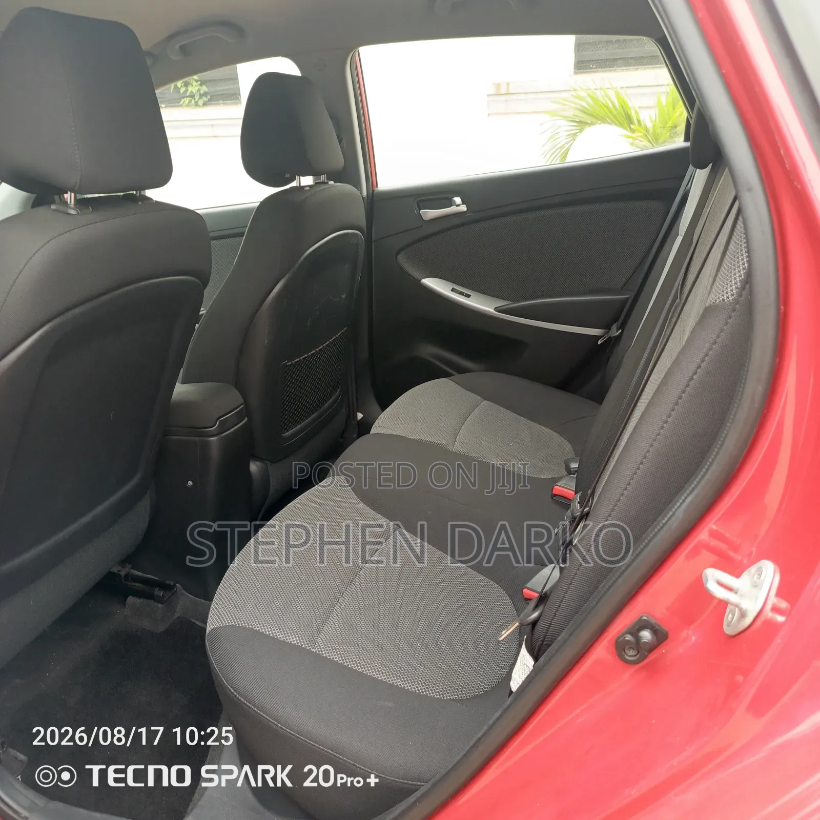 Hyundai Accent 2013 Red