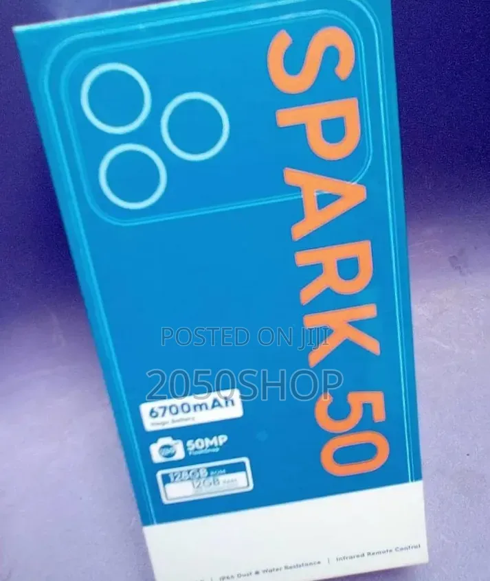 New Tecno Spark 50 128 GB Blue