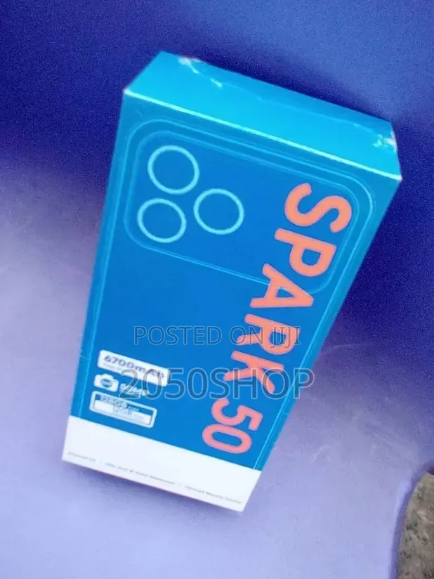 New Tecno Spark 50 128 GB Blue