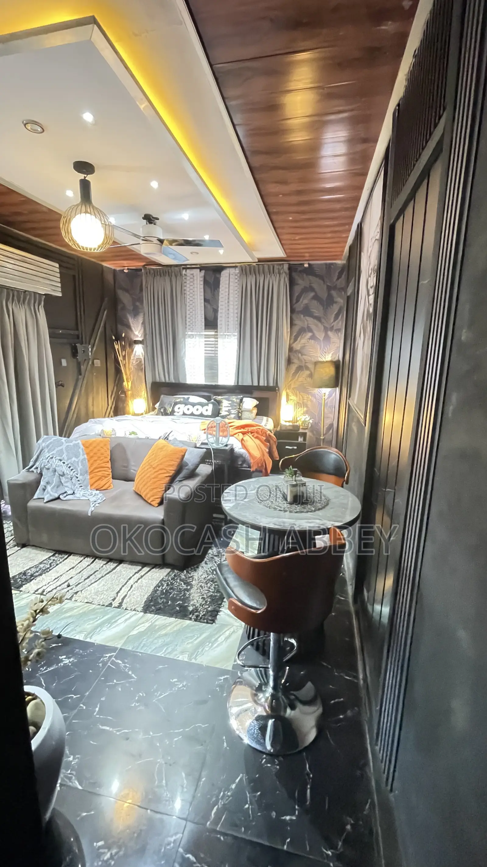 Furnished 1bdrm Apartment in Smiling Homes, North Legon for rent