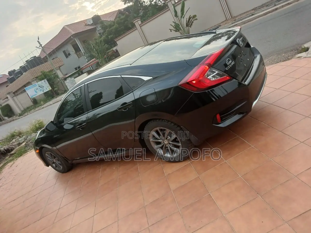 Honda Civic EX-L 2021 Black
