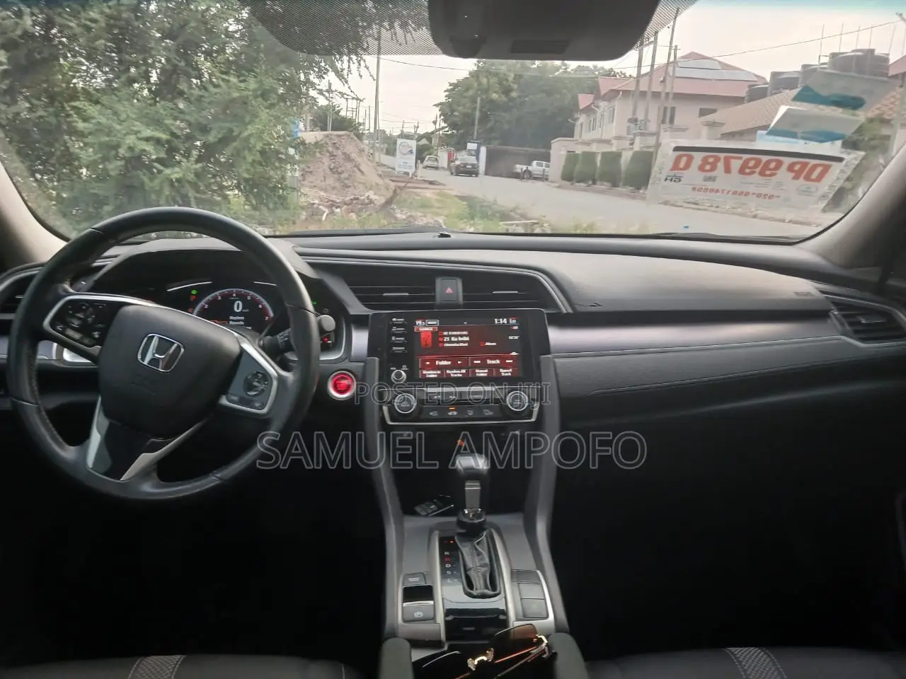 Honda Civic EX-L 2021 Black