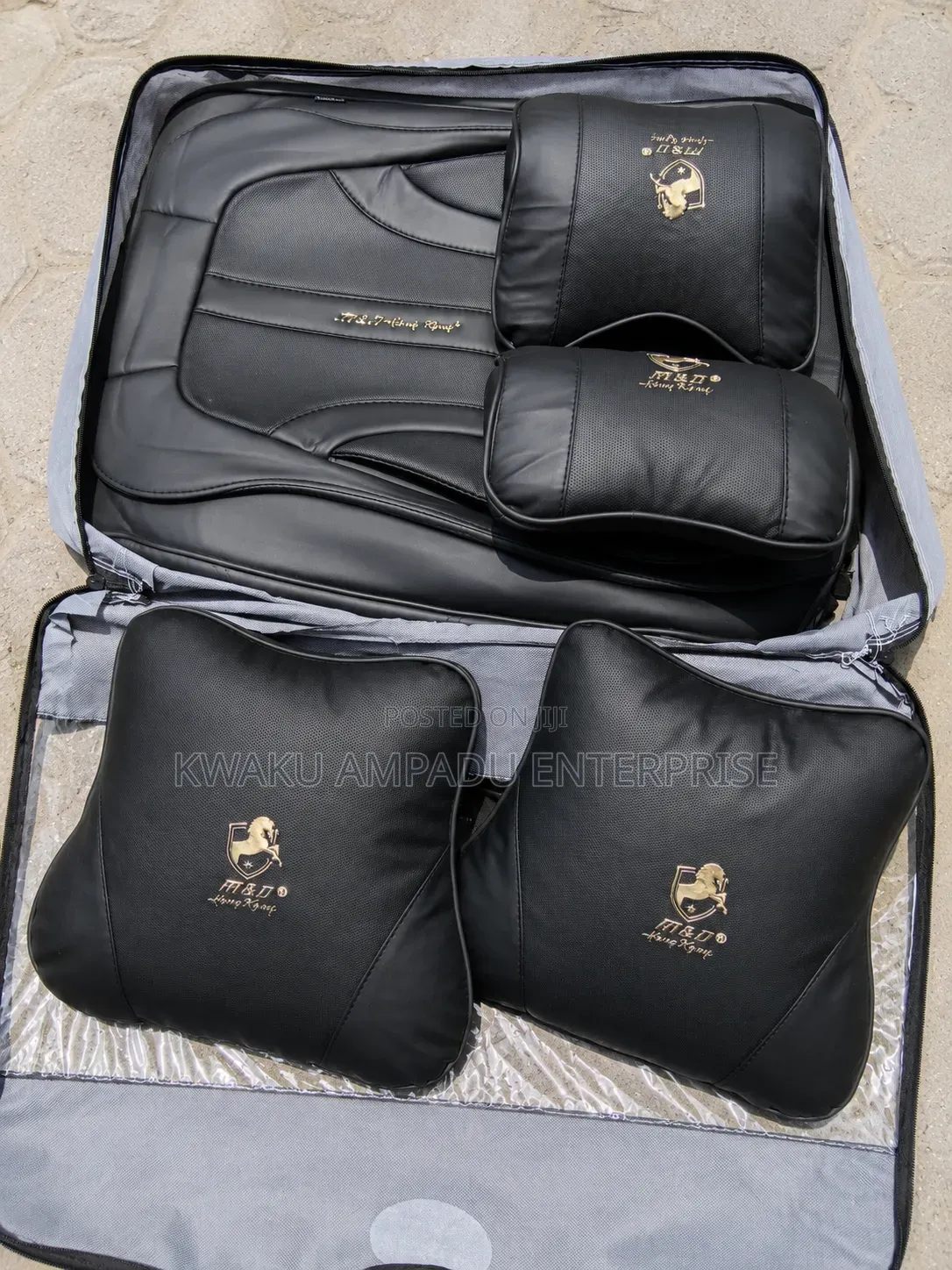 Hong Kong Leather Car Seat Cover Set – Luxury Full Interior Kit